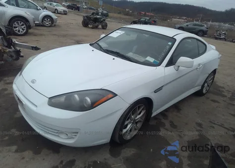 2008 Hyundai Tiburon Gt/Gt Limited/Se z USA, uszkodzony, nr VIN KMHHN66F68U288898